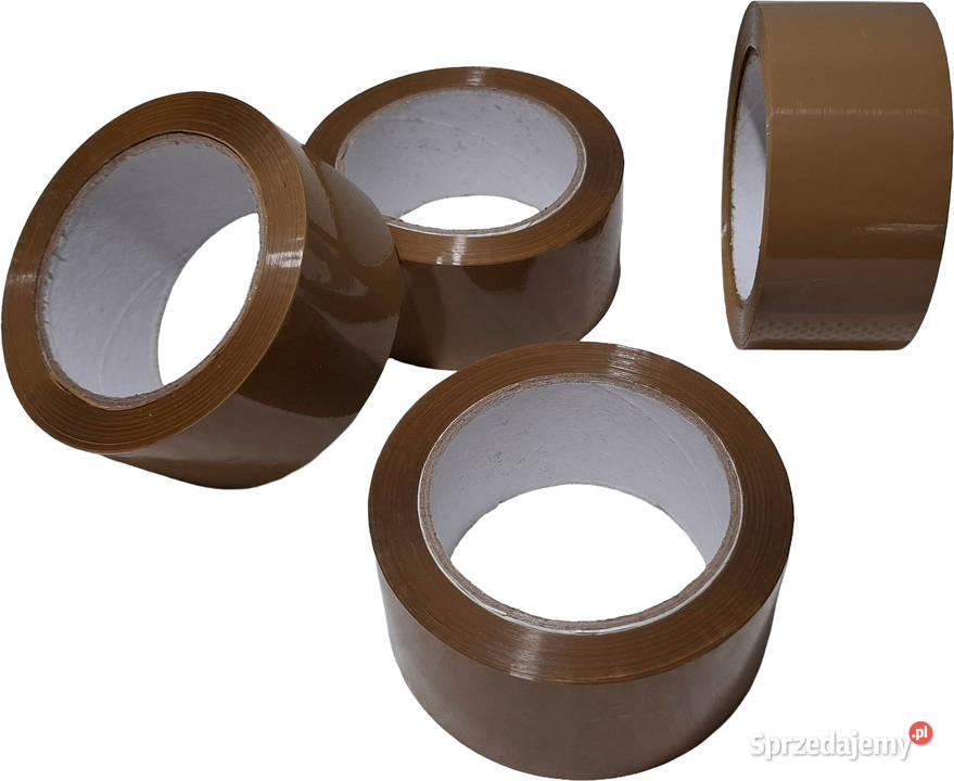 Taśma pakowa brązowa 48mm 100y 91m 1 śląskie Czeladź