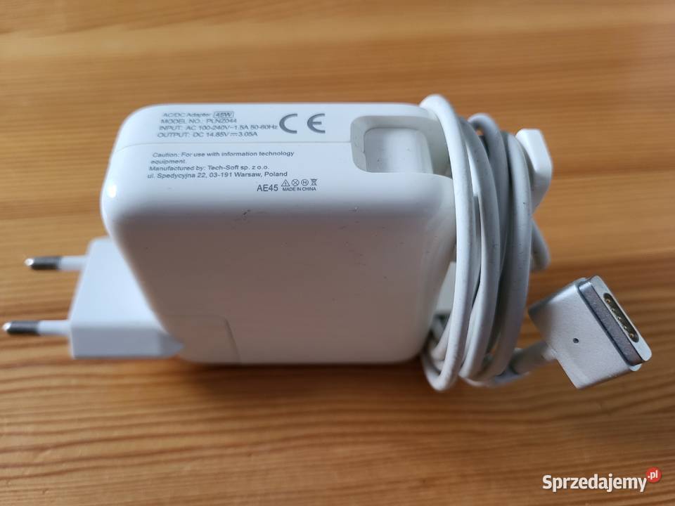 Zasilacz ładowarka 45W do laptopa APPLE 1485V Apple Warszawa