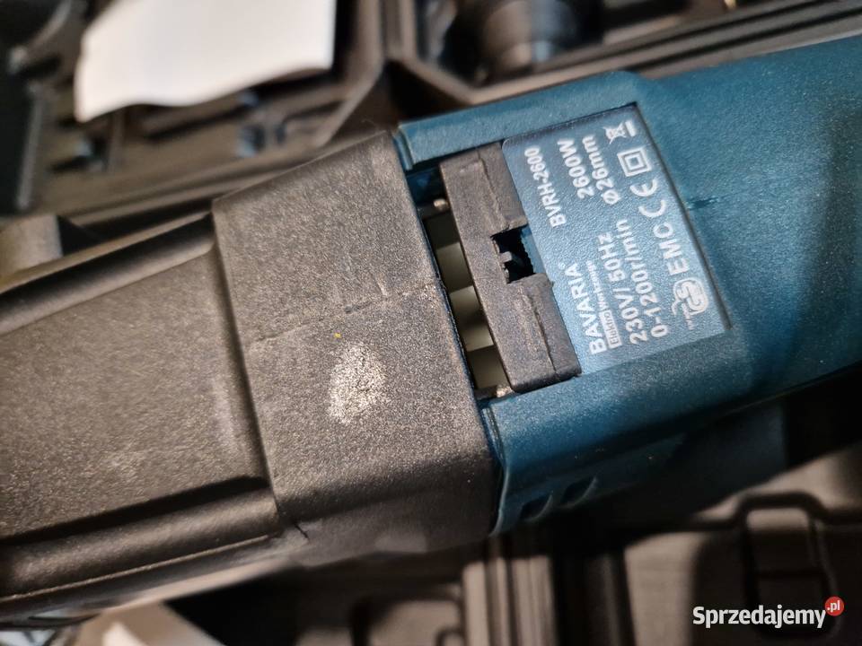 Młotowiertarka Bavaria BVRH2600 SDS Plus 2600 W wielkopolskie Głogowa