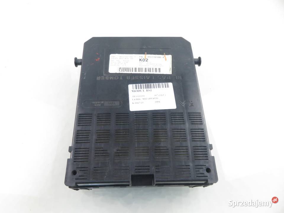 BSI PEUGEOT 307 3AC 14 HDi 8HZ DV4TD 9651197080A osobowe Skrzynki bezpieczników małopolskie