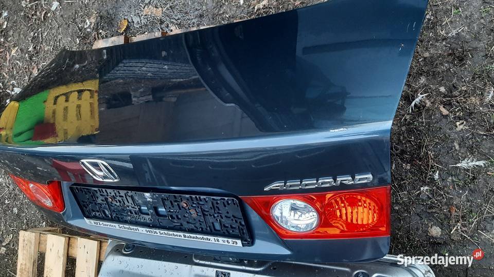 klapa bagażnika Honda Accord VII sedan dolnośląskie Dębno