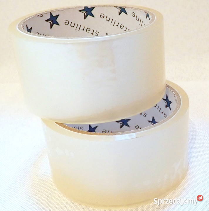 Taśma klejąca pakowa bezbarwna 40m Mocny Siewierz