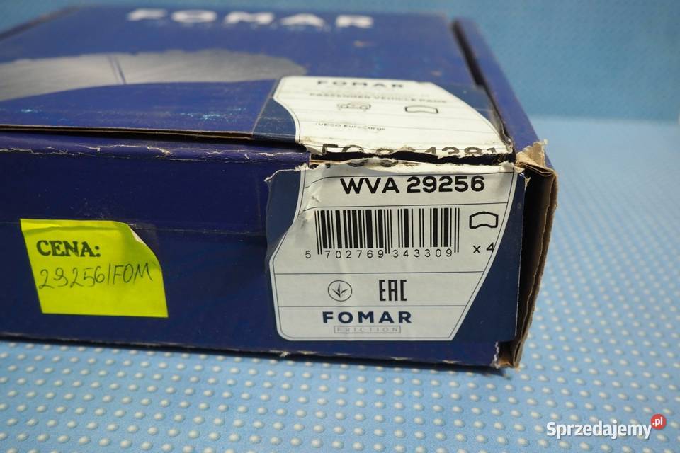 Klocki hamulcowe WVA 29256 kujawsko-pomorskie Włocławek