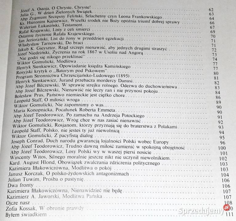 Miłujcie nieprzyjacioły wasze Jacek Salij Chełm