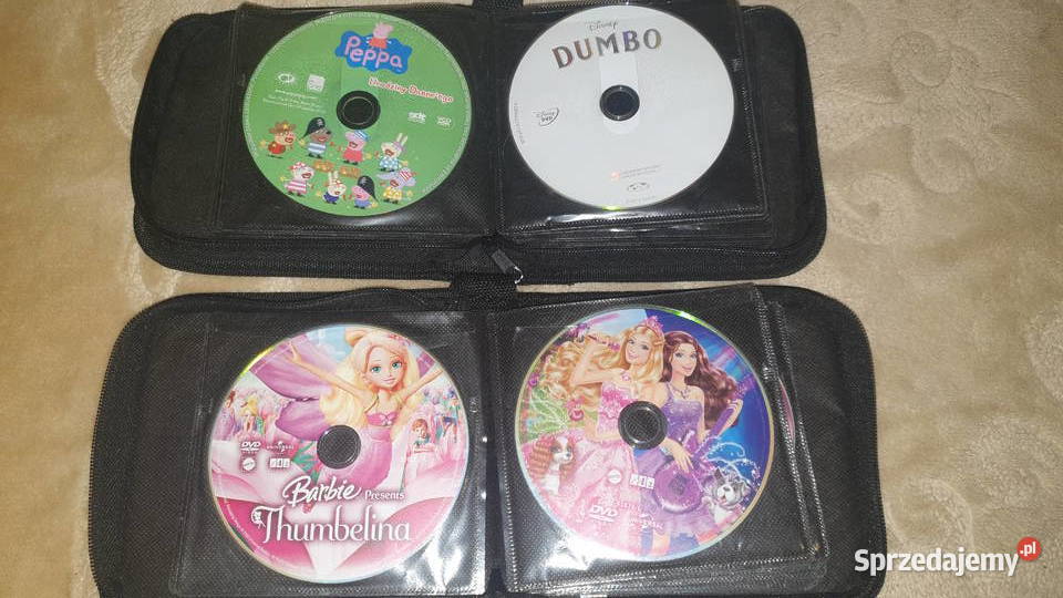 60 sztuk płyt DVD dzieci oryginalne dwa etui mazowieckie Warszawa