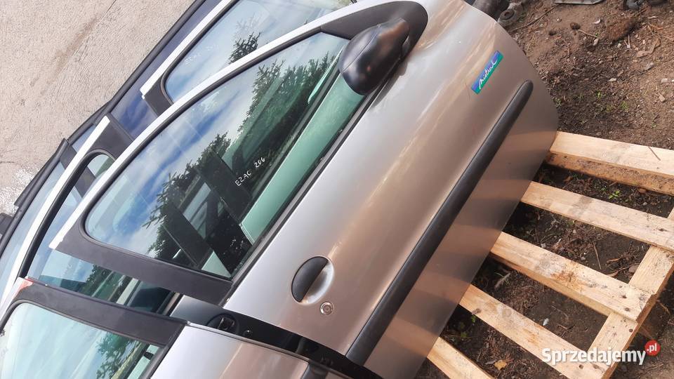 drzwi prawe Peugeot 206 5d lak EZAC kompletne Dębno