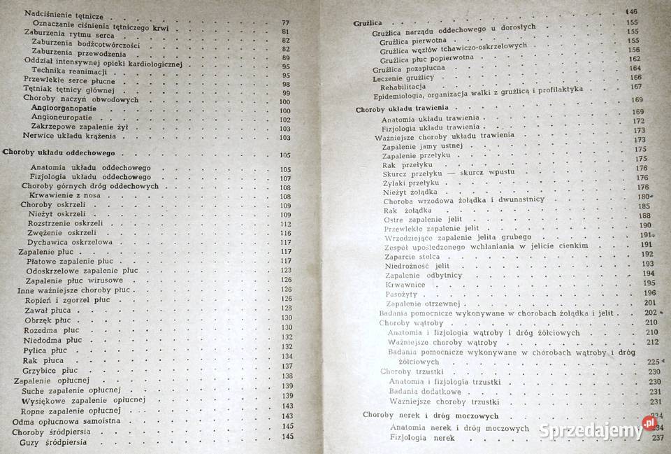 Zarys chorób wewnętrznych W Musiał H Pracka lubelskie Chełm