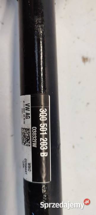 VW TIGUAN II PÓŁOŚ LEWY TYŁ 4X4 3Q0501203B Półosie sprzedam