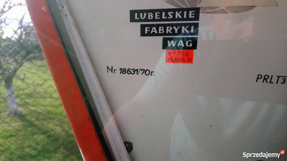 WAGA LUBELSKIE FABRYKI WAG 1970 Pozostałe opolskie Moszna