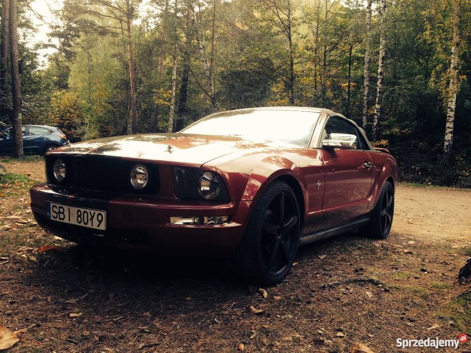 FORD MUSTANG KABRIO 40 V6 GAZ SUPER STAN ZAMIANA nieuszkodzony