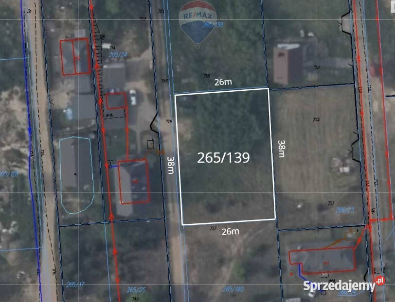 Działka budowlana 1008m2 Nowe Grochale