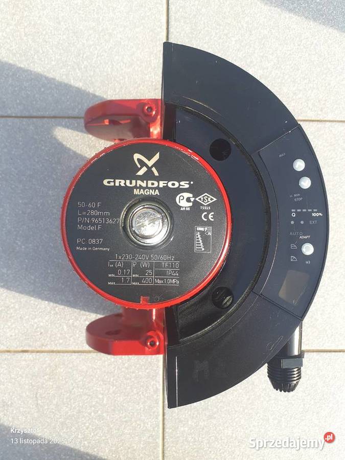 Pompa Grundfos Magna 50-60 F /280. Doskonały stan techniczny
