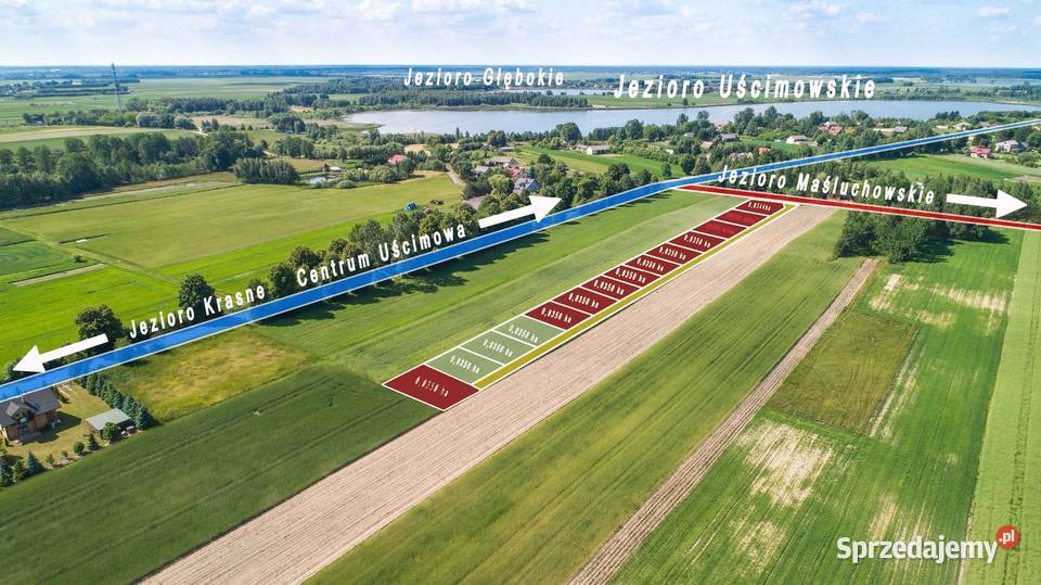 Działki plaży Jezioro Maśluchowskie lubelskie