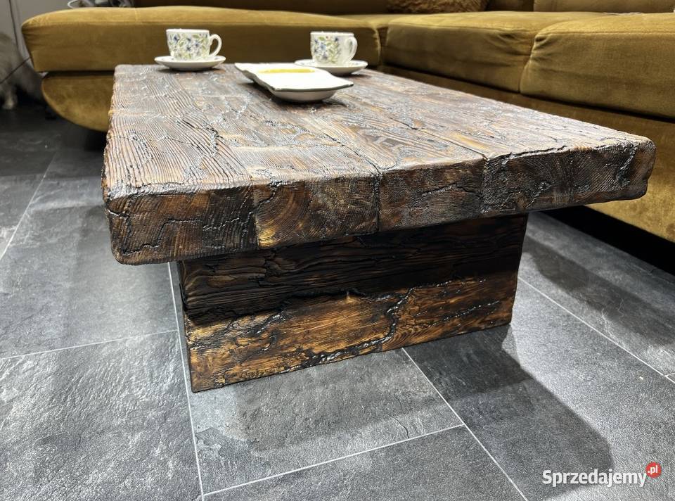 Drewniany stolik kawowy 30cm Rybnik