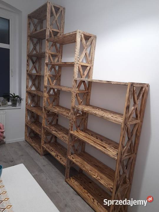 Regał półki na książki do pokoju salonu Chełmża sprzedam