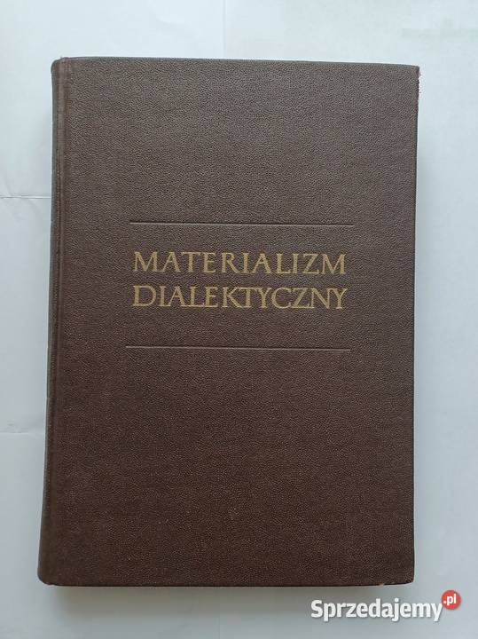 Aleksandrow JF Materializm dialektyczny 1955 Tarnowo Podgórne sprzedam