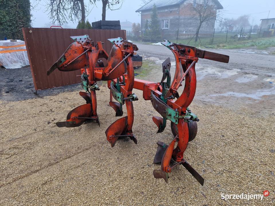pług obrotowy Kverneland E1 3 skiby resor nieuszkodzony Zelów