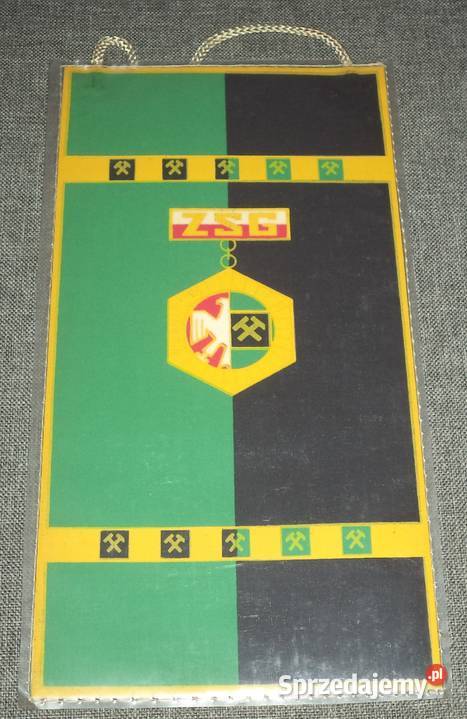 KWK XXXlecia PRL Jastrzębie Żory ZSG proporczyk śląskie Piekary Śląskie