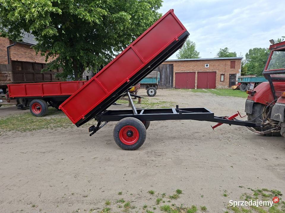Wywrotka jednoosiowa 35t NOWA nieuszkodzony Biestrzyków Wielki