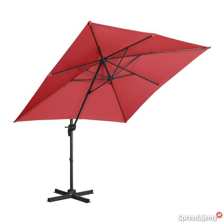 Parasol ogrodowy na wysięgniku 25x25m 9 kolorów Częstochowa