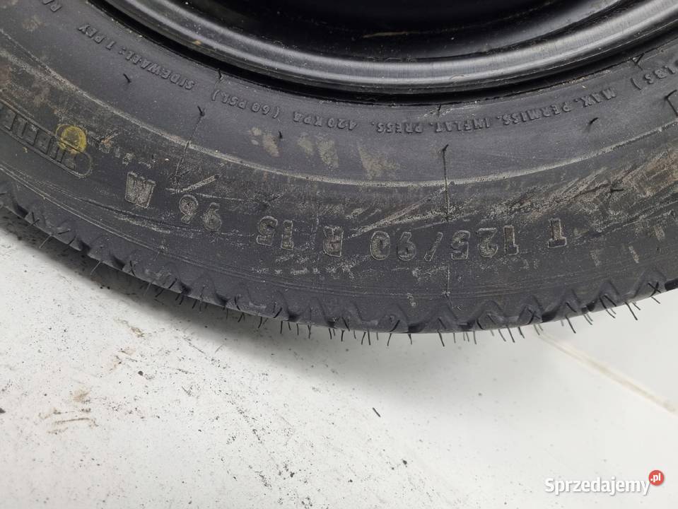 KOŁO DOJAZDOWE 12590 R15 30620658 4x1143