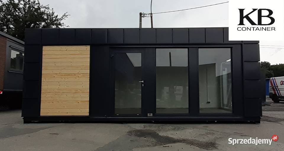 Kontener 70 x 30 m z naturalnym drewnem Kędzierzyn-Koźle