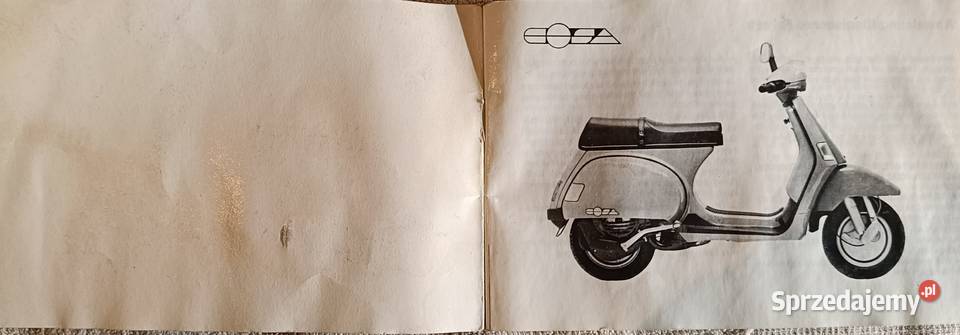 Oryginalna instrukcja obsługi Vespa cosa Kraków