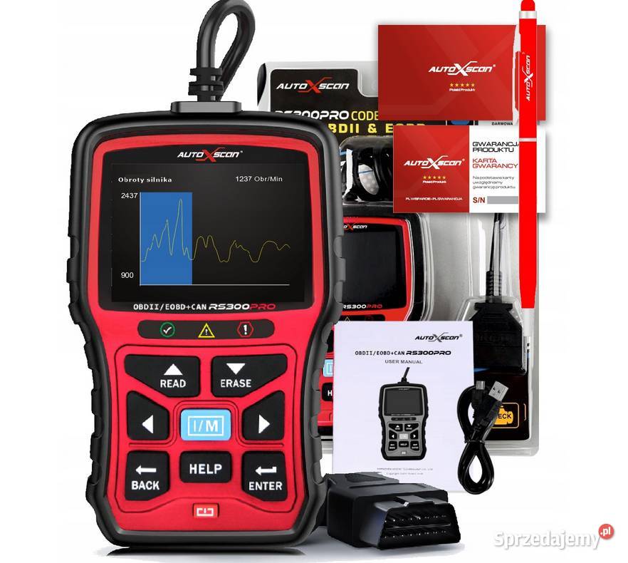 Autoxscan RS 300 PRO Tester diagnostyczny lubuskie