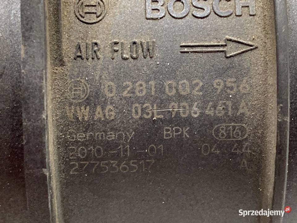 PRZEPŁYWOMIERZ VW GOLF VI 0281002956 20 140 0914 podkarpackie