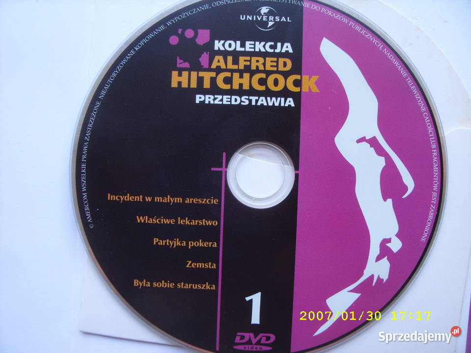 Film na VCD ALFRED HIYCHCOK PRZEDSTAWIA 1 i 5 2 2 płyty Wołów