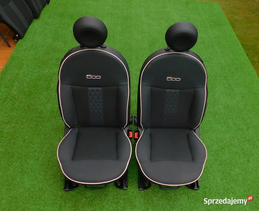 Fotele siedzenia kanapa przód i tył Fiat 500 Tarnów
