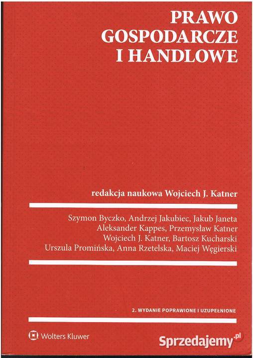 Prawo gospodarcze i handlowe Rok wydania 2018 Rumia sprzedam