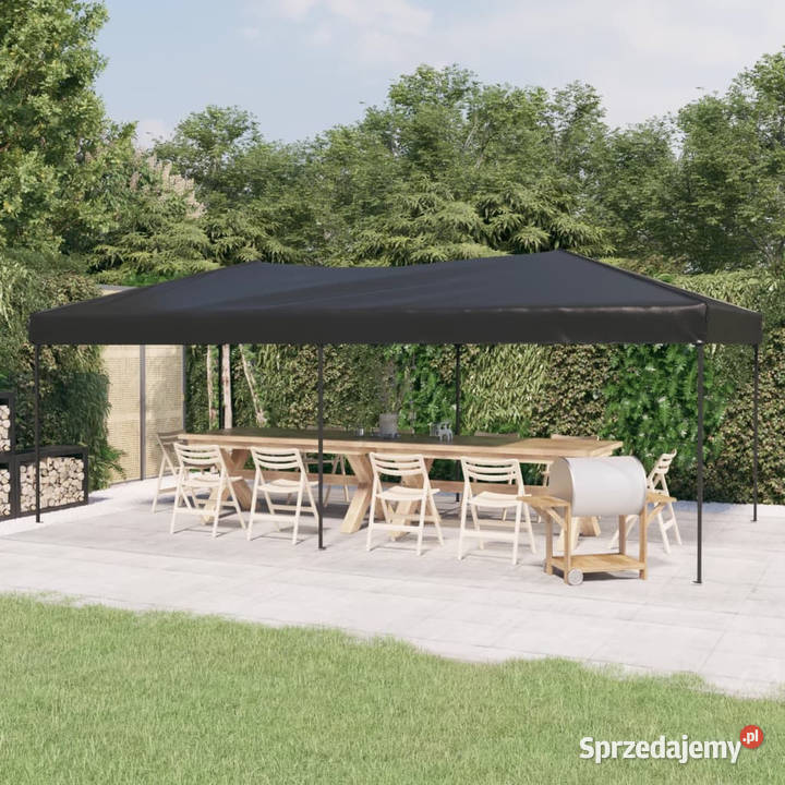 Składany namiot imprezowy antracytowy 3x6 m Warszawa