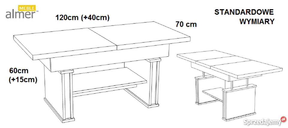 Ławostół L16 POŁYSK podnoszony rozkładany Radomsko