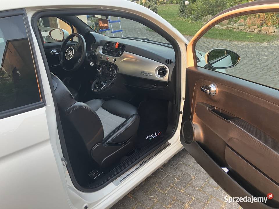 Fiat 500 09 TwinAir Dualogic StartStopp Lounge automatyczna Leszno