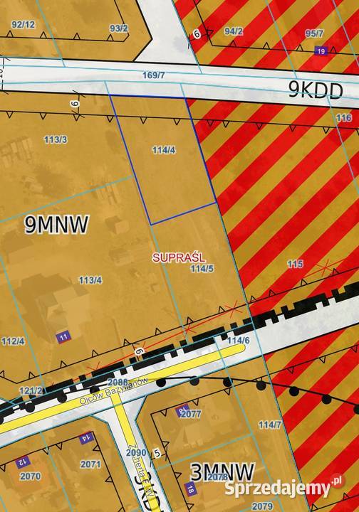 działki budowlane w Supraślu Ojców Bazylianów Supraśl