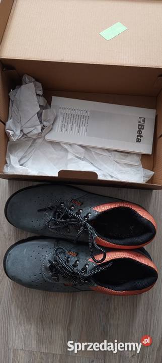 Beta Półbuty bezpieczne robocze zamszowe 31cm Wschowa