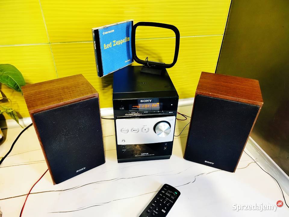 Wieża Sony CMTFX200 CDAudioMP3 CDRRW USB FM Wieże i miniwieże Mińsk Mazowiecki
