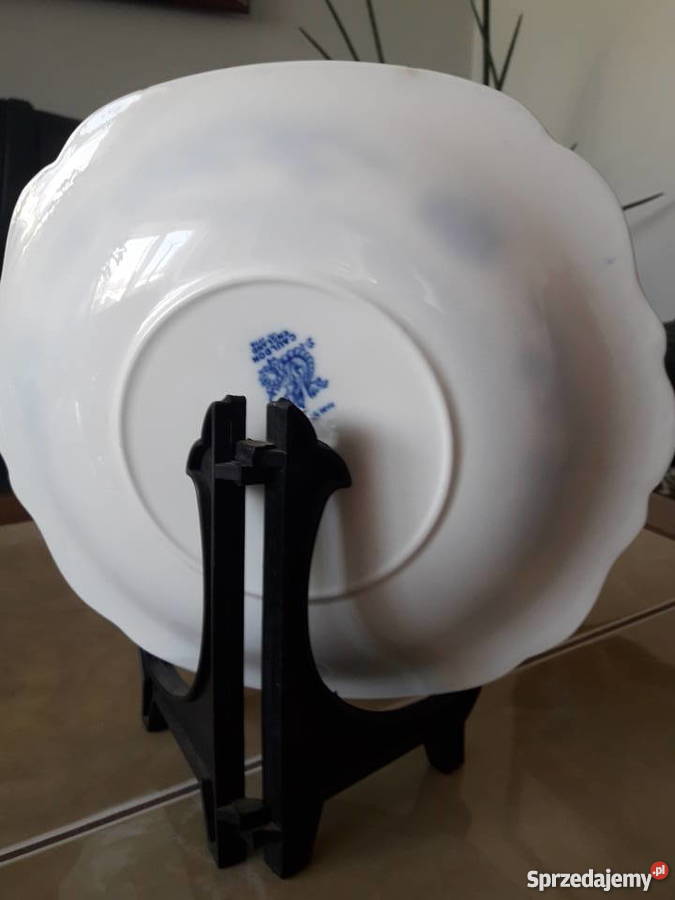 Antyk talerz porcelanowy CAULDON Anglia Porcelana i szkło Janów Lubelski