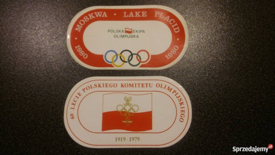 dwie naklejki PKOL z lat osiemdziesiątych Pozostałe Sieradz