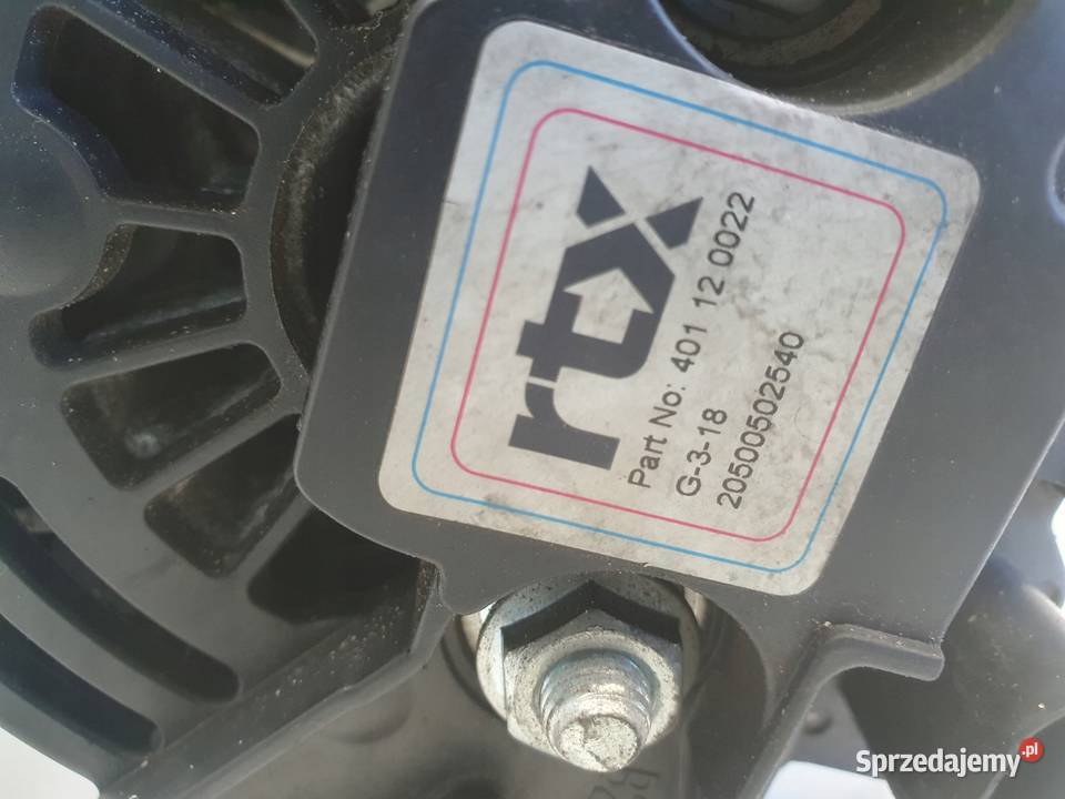 ALTERNATOR Mini One R56 14 16 16V VTi Bosch RTX osobowe Rudka