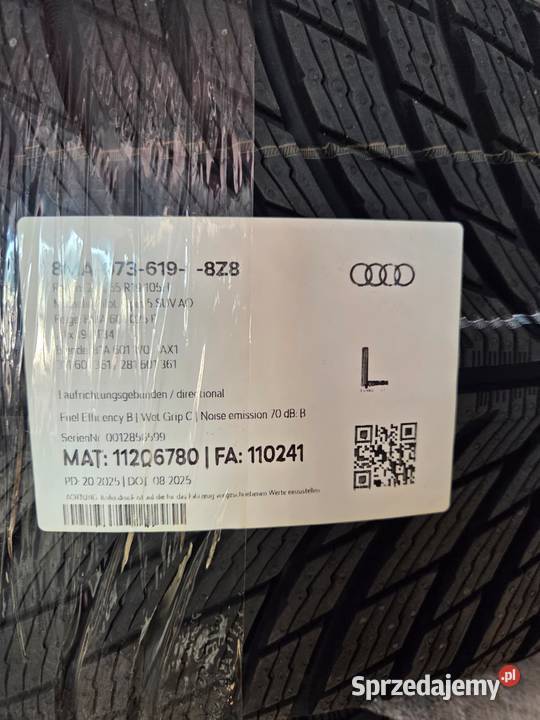Komplet kół zimowych Audi z oponami Michelin Samochodowe Wolin