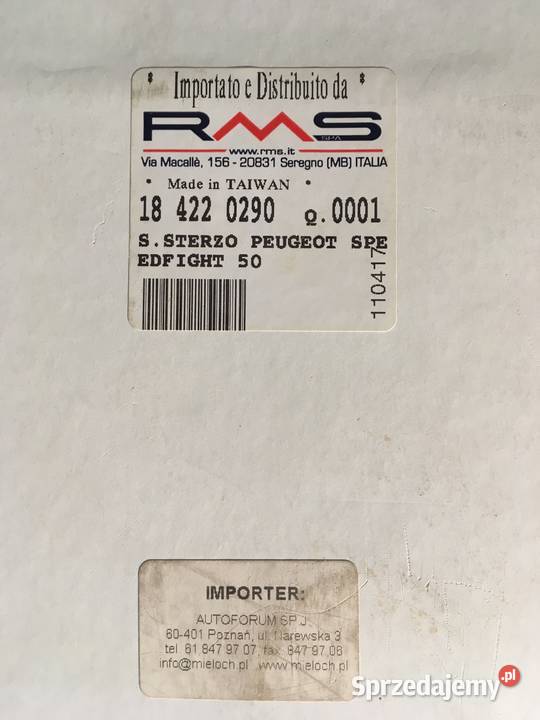 Łożysko główki ramy Peugeot Speedfight i inne wielkopolskie Poznań sprzedam