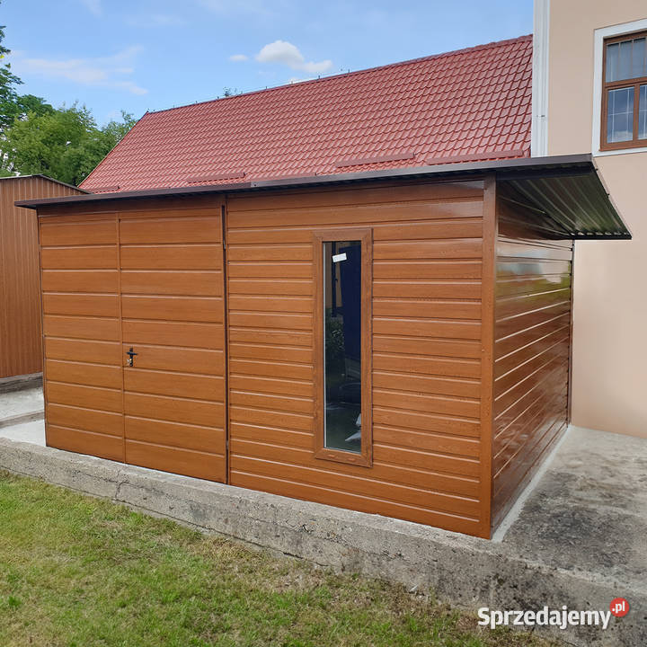 Domek ogrodowy schowek budowlany blaszany domek wielkopolskie Kalisz sprzedam