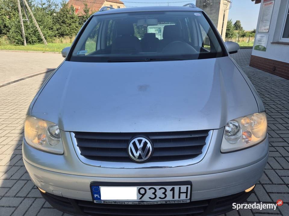 VW TOURAN 1900 TDI5OSOBOWY pierwszy właściciel Głogów
