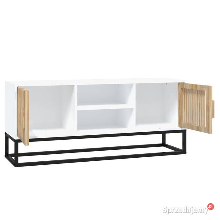 Szafka pod TV biała 105x30x45 materiał mazowieckie Warszawa