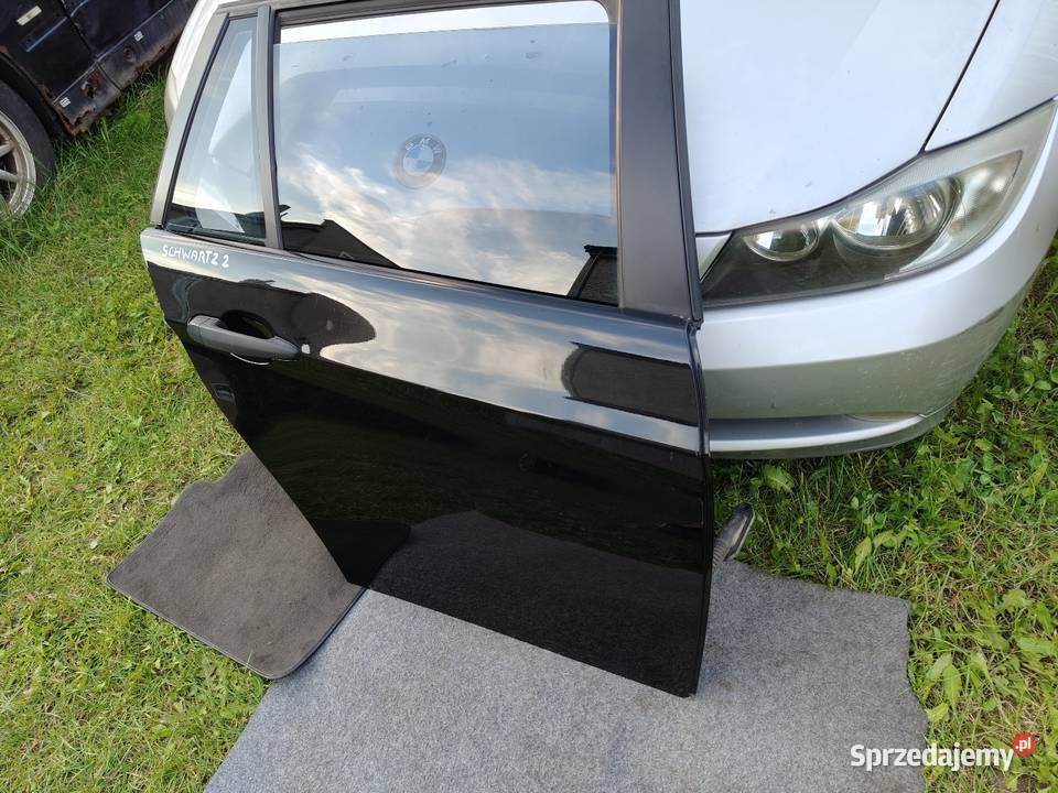 Bmw e91 drzwi tylne prawe czarne schwarz2