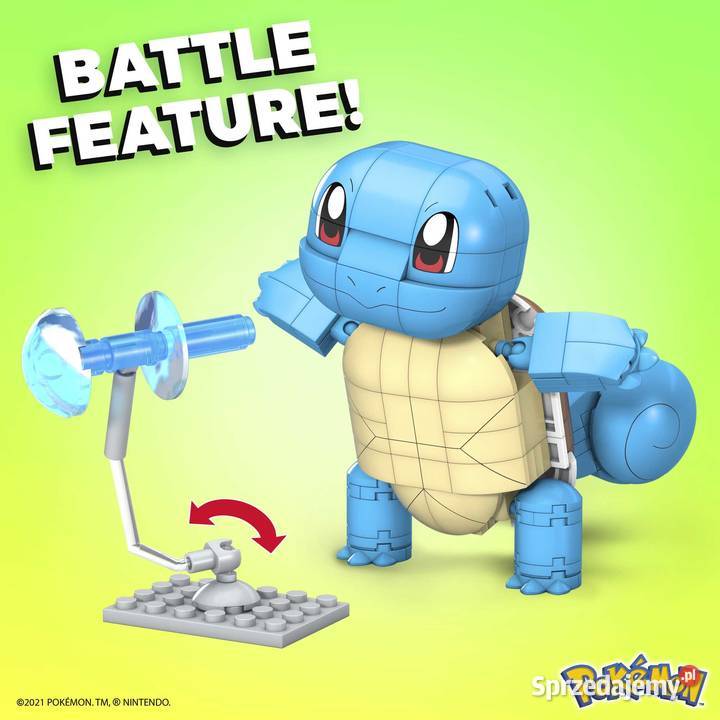 Figurka Pokemon Squirtle Klocki Konstrukcyjne 7 lat+ Mogilany