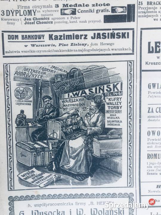 Biesiada Literacka Warszawa 1912 do 1913 roku 52 Łowicz