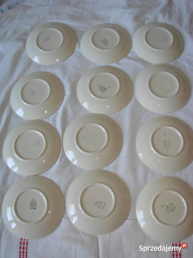 Koło fajansowy talerz deserowy 17